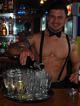 Javi butler in the buff waiter